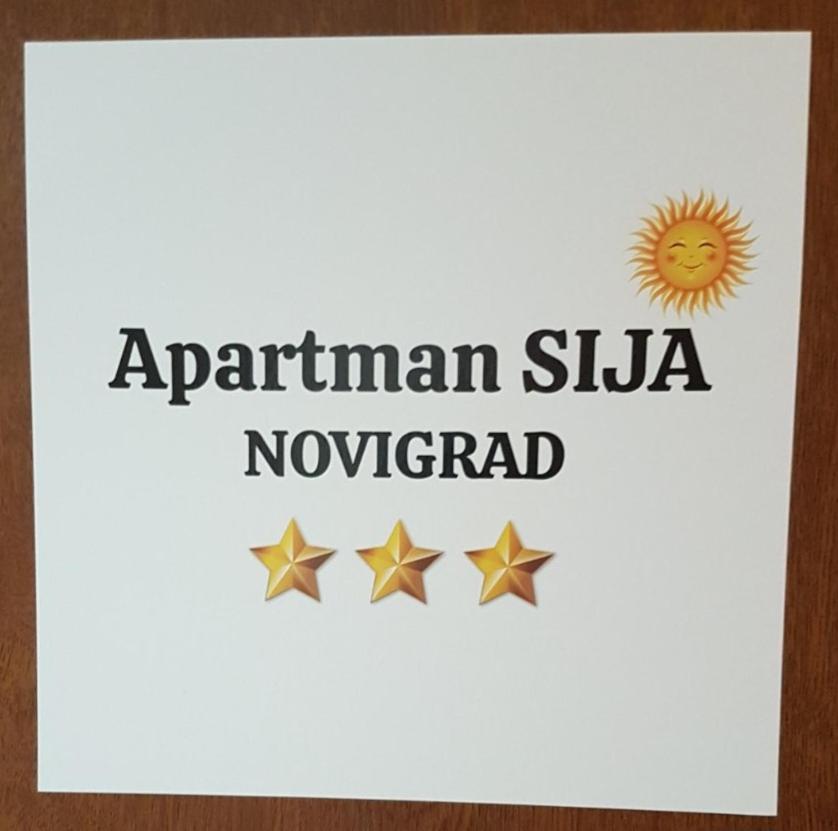 Apartman Sija Novigrad Novigrad Istria Exterior foto